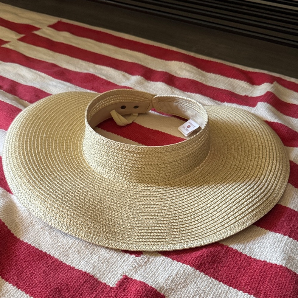 Shade & Shore Cream Wide Brim Hat